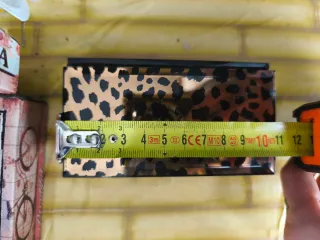 Joyero cristal espejo leopardo