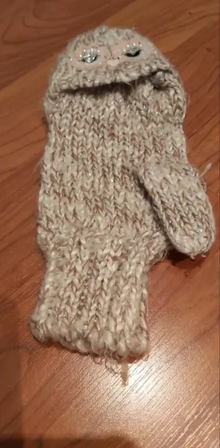 Gorro, bufanda y guantes niña 6 años