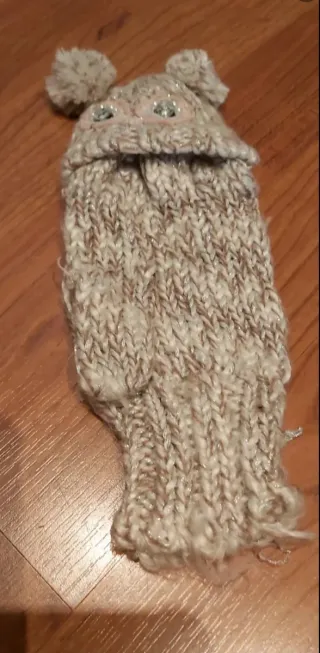 Gorro, bufanda y guantes niña 6 años