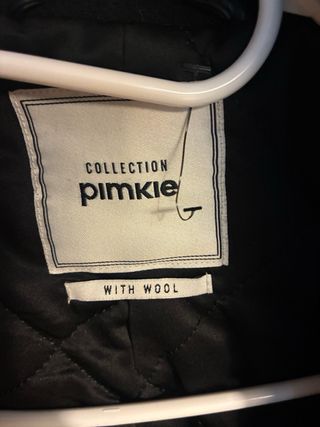 Abrigo parka Pimkie negro