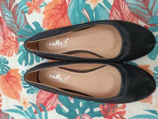 Bailarinas Merceditas Talla 38 Negras