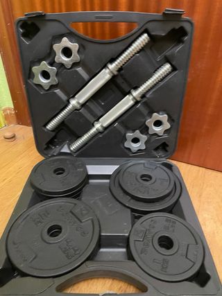 Pesas ajustables con maletín