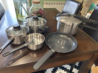 WMF Juego Cazuela, Sartén y Olla a Presión