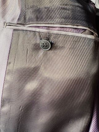 Traje de hombre talla 44 gris