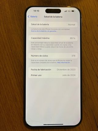 iPhone 15 Pro Max Plata 256g