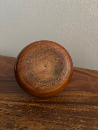 PACK 2 PORTAVELAS CANDELABROS DE MADERA Y METAL