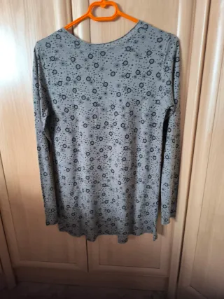 Jersey mujer cuello redondo estampado Talla 42