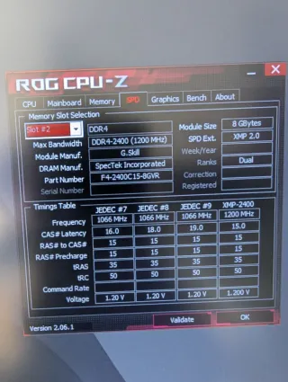 G.Skill DDR4 16GB (2x8GB) 2400MHz