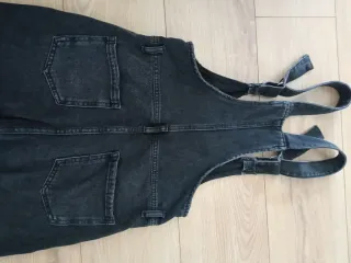 Peto vaquero negro talla 36