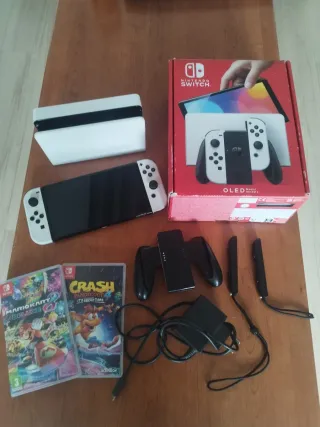 Nintendo Switch OLED + Juegos