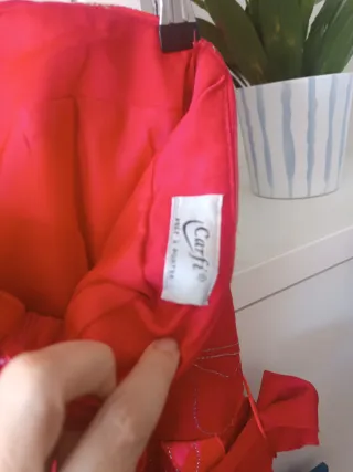 Vestido rojo fiesta boda comunión bautizo