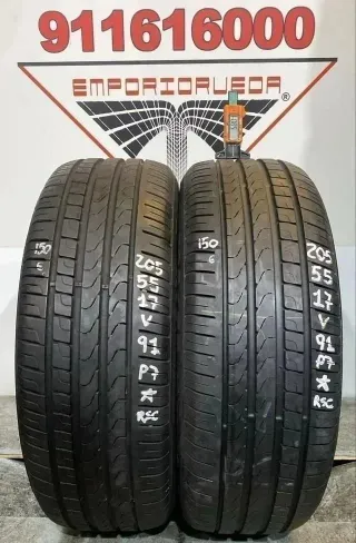 4UD 205 55 17 V PIRELLI RUEDA AL 90% VIDA UTIL RSC