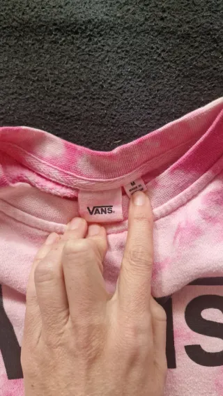 Sudadera Vans Tie-Dye Rosa y Blanca Niña