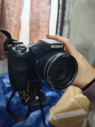 Cámara Sony Negra Zoom Óptico 35x