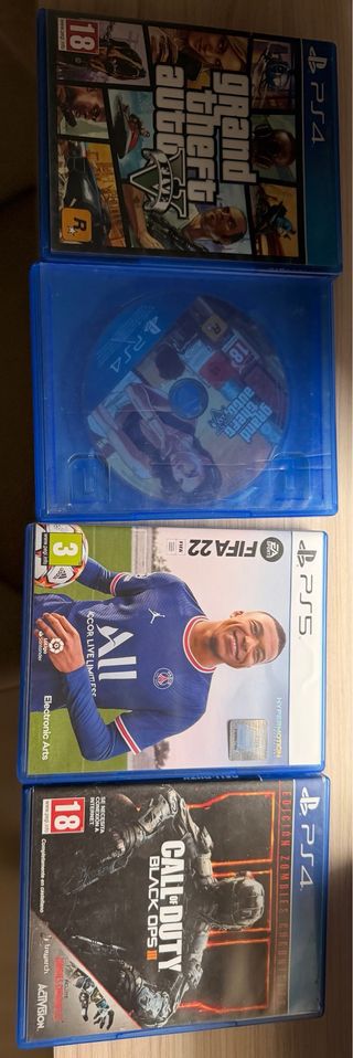 Vendo 4 Juegos de ps4/5