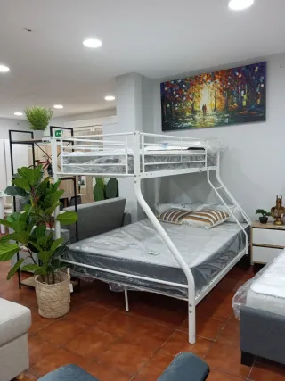 Litera Matrimonio Metal Blanco