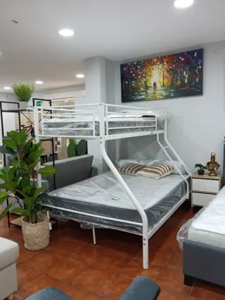 Litera Matrimonio Metal Blanco