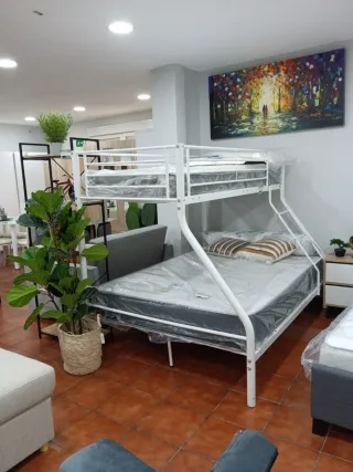 Litera Matrimonio Metal Blanco