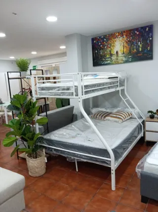 Litera Matrimonio Metal Blanco