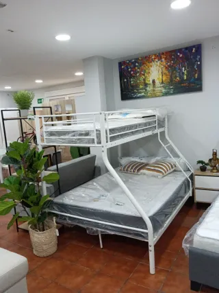 Litera Matrimonio Metal Blanco