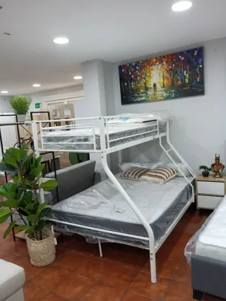 Litera Matrimonio Metal Blanco