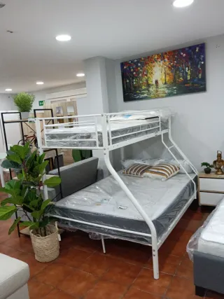 Litera Matrimonio Metal Blanco