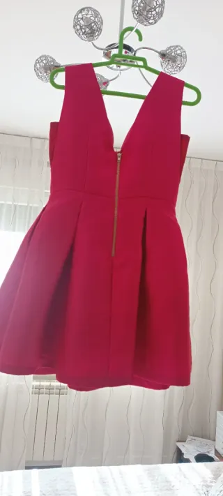 Vestido fiesta rosa fucsia boda comunión bautizo