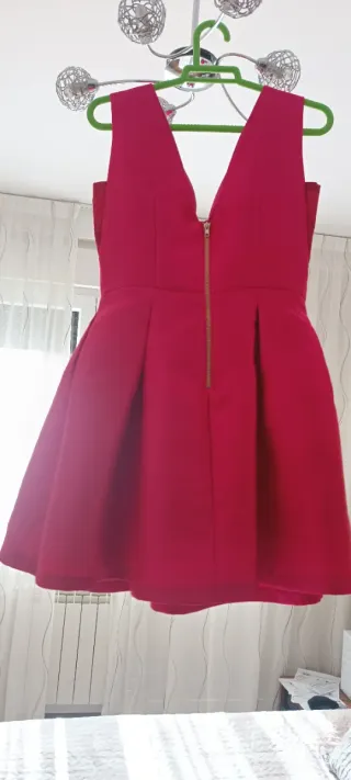 Vestido fiesta rosa fucsia boda comunión bautizo