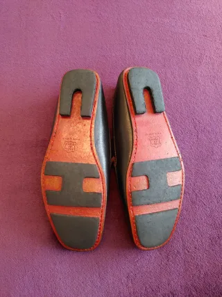 Mocasines Carolina Herrera Negro/Rojo