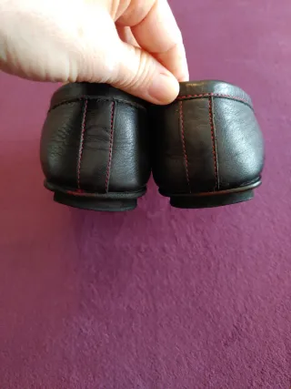 Mocasines Carolina Herrera Negro/Rojo