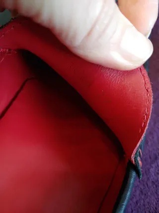 Mocasines Carolina Herrera Negro/Rojo