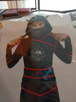 DISFRAZ NINJA Niño Talla 10-12