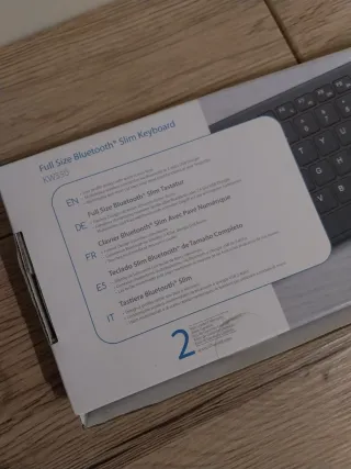 Teclado V7 Slim Bluetooth Negro