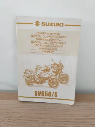 Manual Suzuki SV650/S