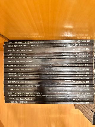 Lote revistas Arquitectura Viva AV variado