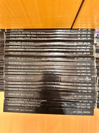 Lote revistas Arquitectura Viva AV variado