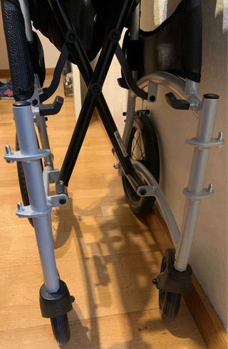 Silla de ruedas aluminio