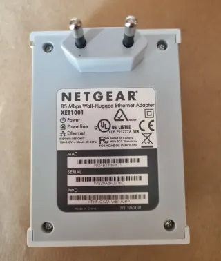 NETGEAR XETB1001 Kit Adattatori Powerline 85 Mbps