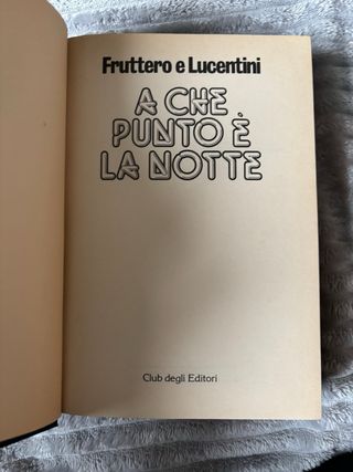 Libro: “A che punto é la notte”