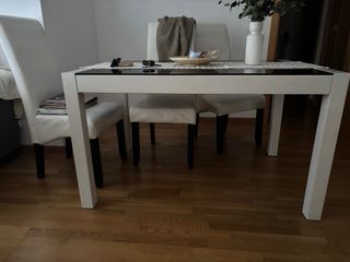 6 Sillas Comedor Polipiel Blancas Banak