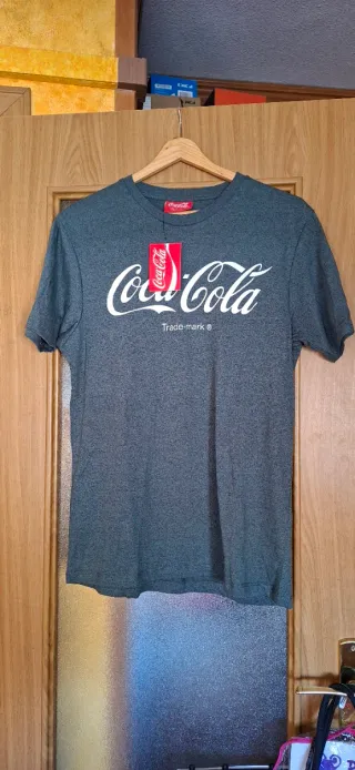 Camiseta Coca-Cola Gris Talla M