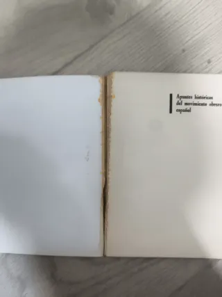 Apuntes históricos del movimiento obrero español