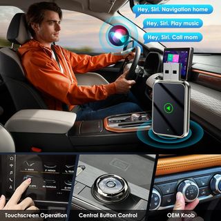 Adaptador CarPlay y Android Auto Inalámbrico