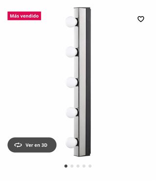 Aplique sin cable plateadas