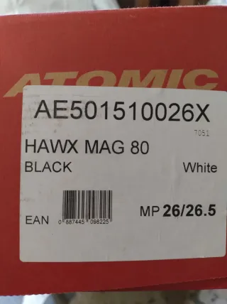 Scarponi sci Atomic HAWK 80
