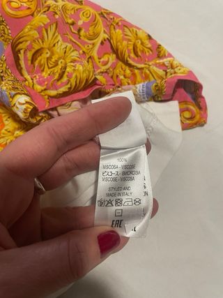 Camiseta Mou Talla Única Estampado Barroco