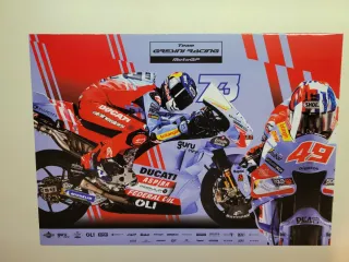 Poster MotoGP Ducati Gresini Racing Diggia 49