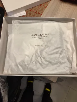 Anfibi Pelle Soldini Neri