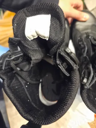 Anfibi Pelle Soldini Neri