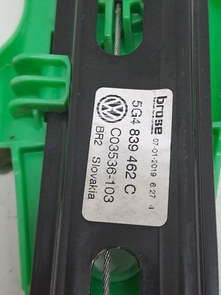 ELEVALUNAS TRASERO DERECHO VOLKSWAGEN GOLF VII LIM. (5G1)